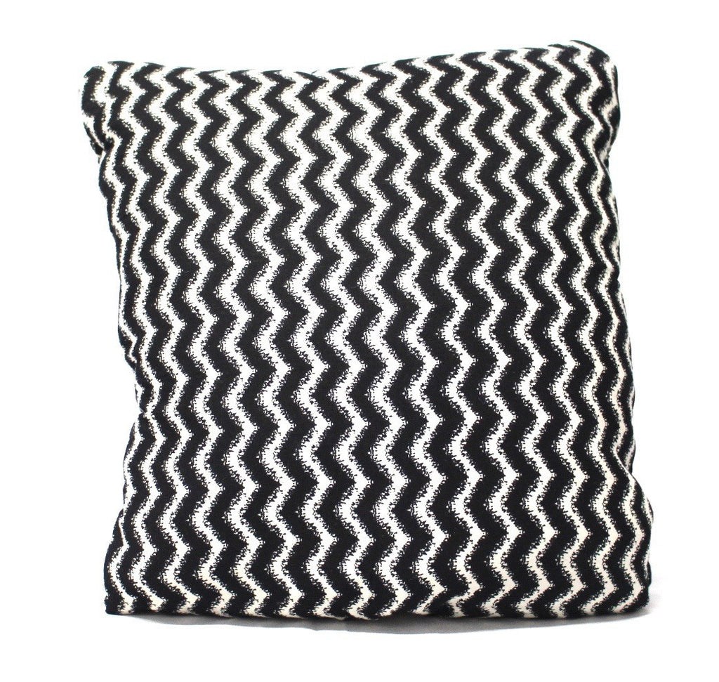 Chevrons Black & Blue Secret Pillow - in stock