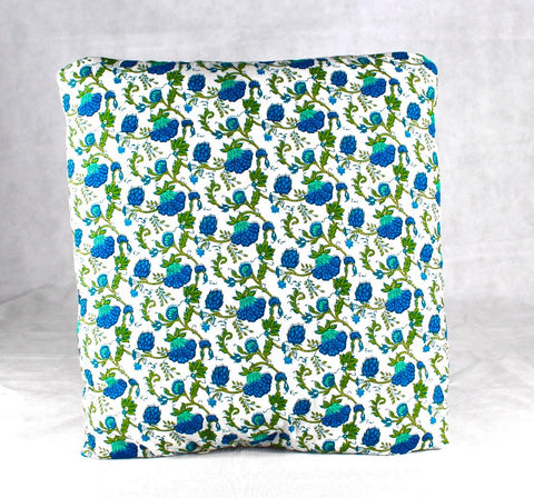 Blue Rasberries on White Professional Secret Pillow