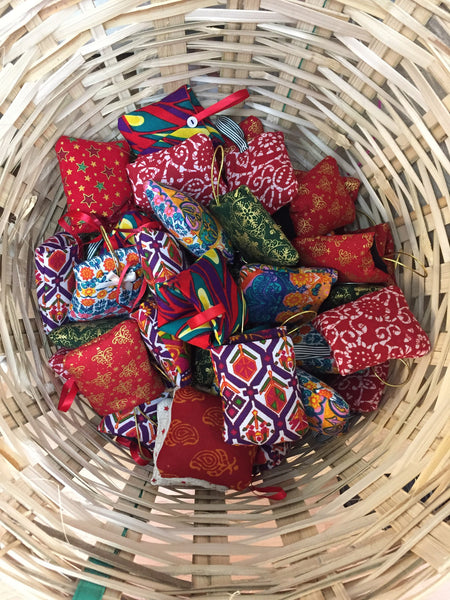 Ethnic Christmas Tiny Secret Pillow